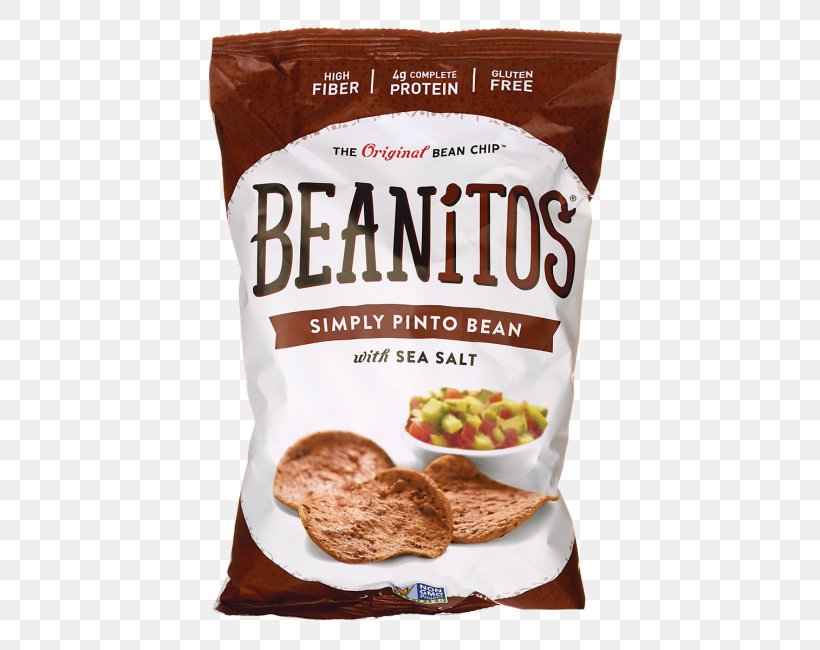 Bean Chip Salt Pinto Bean Tortilla Chip, PNG, 650x650px, Bean Chip, Bean, Black Turtle Bean, Food, Junk Food Download Free