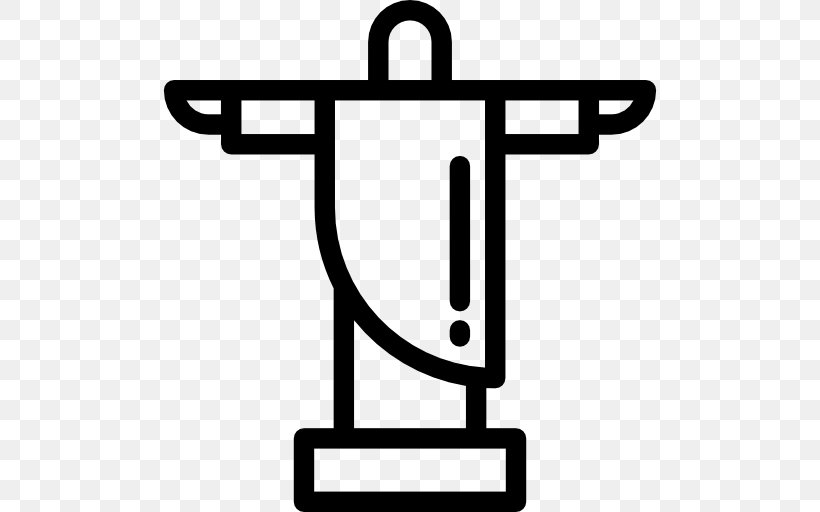 Christ The Redeemer Monument Clip Art, PNG, 512x512px, Christ The Redeemer, Area, Black And White, Logo, Monument Download Free