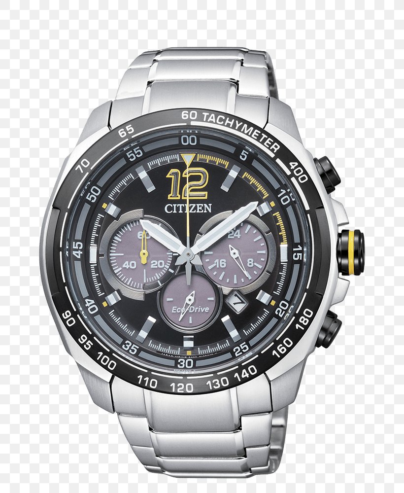 Eco-Drive Citizen Holdings Solar-powered Watch Chronograph, PNG, 740x1000px, Ecodrive, Analog Watch, Bracelet, Brand, Chronograph Download Free