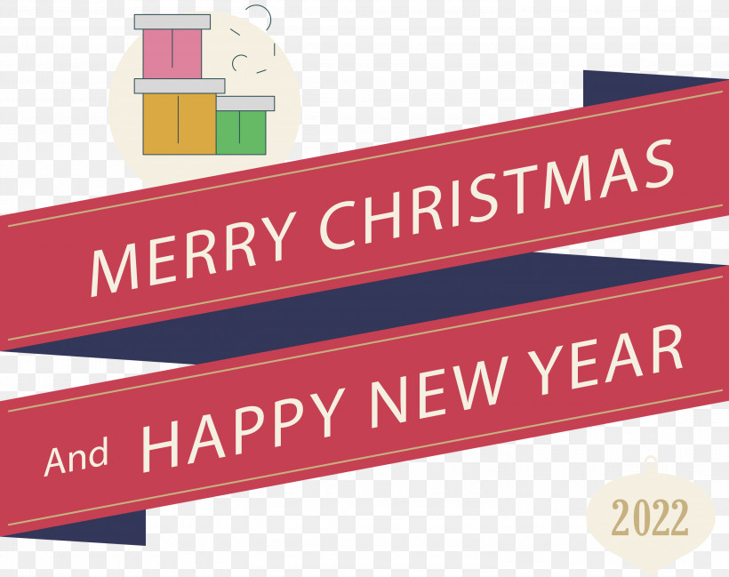Merr Christmas Happy New Year 2022, PNG, 3000x2376px, Happy New Year, Banner, Geometry, Line, Logo Download Free
