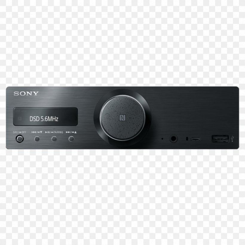 Sony RSX-GS9 Vehicle Audio High-resolution Audio Radio Receiver, PNG, 1000x1000px, Vehicle Audio, Audio, Audio Equipment, Audio Receiver, Bluetooth Download Free