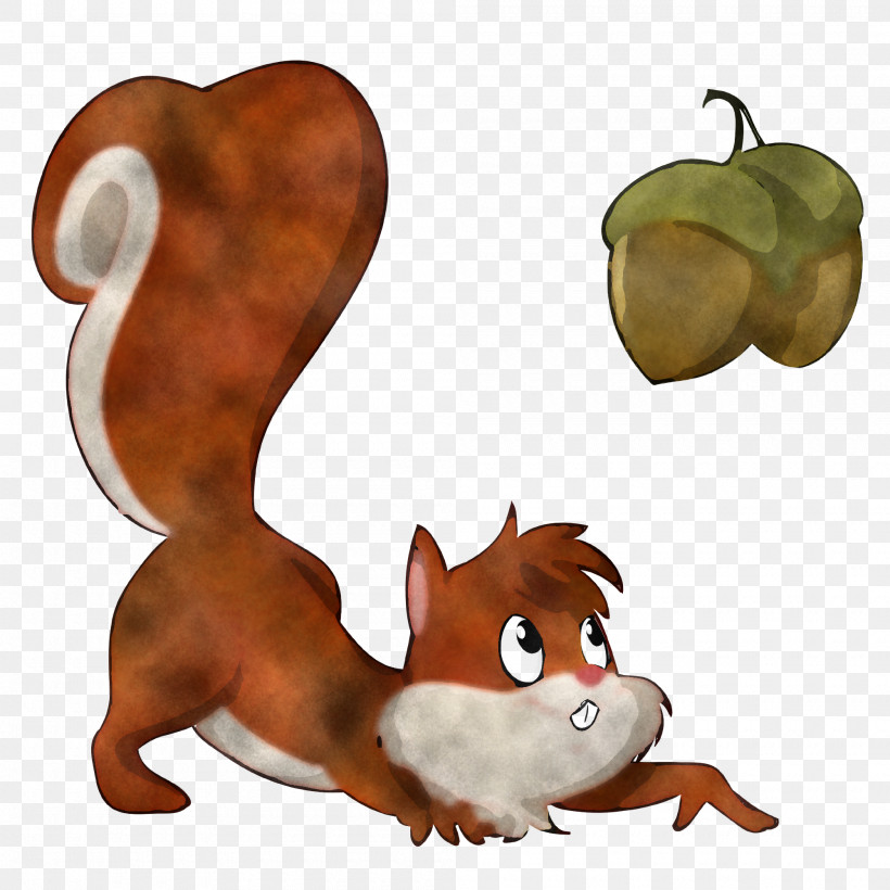 Squirrel Acorns, PNG, 2000x2000px, Squirrel, Acorns, Animal Figure, Animation, Cartoon Download Free