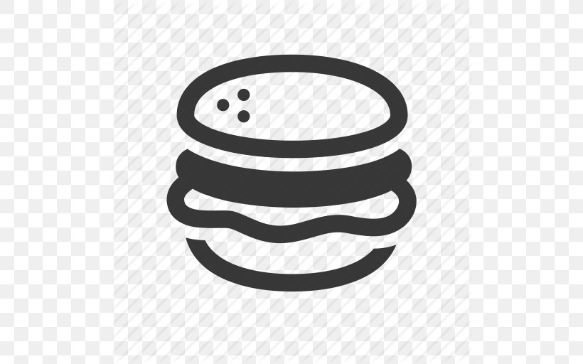 Hamburger Fast Food Cheeseburger French Fries, PNG, 512x512px, Hamburger, Bar, Black And White, Brand, Burger King Download Free