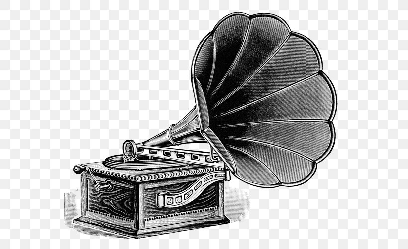 Phonograph Record Clip Art Black And White Image, PNG, 597x500px, Phonograph, Black And White, Dansette, Directdrive Turntable, Disc Jockey Download Free