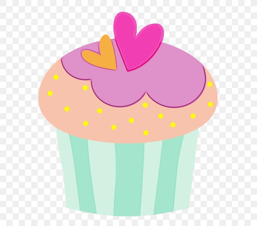 Pink Birthday Cake, PNG, 601x720px, Watercolor, American Muffins, Baked Goods, Baking, Baking Cup Download Free