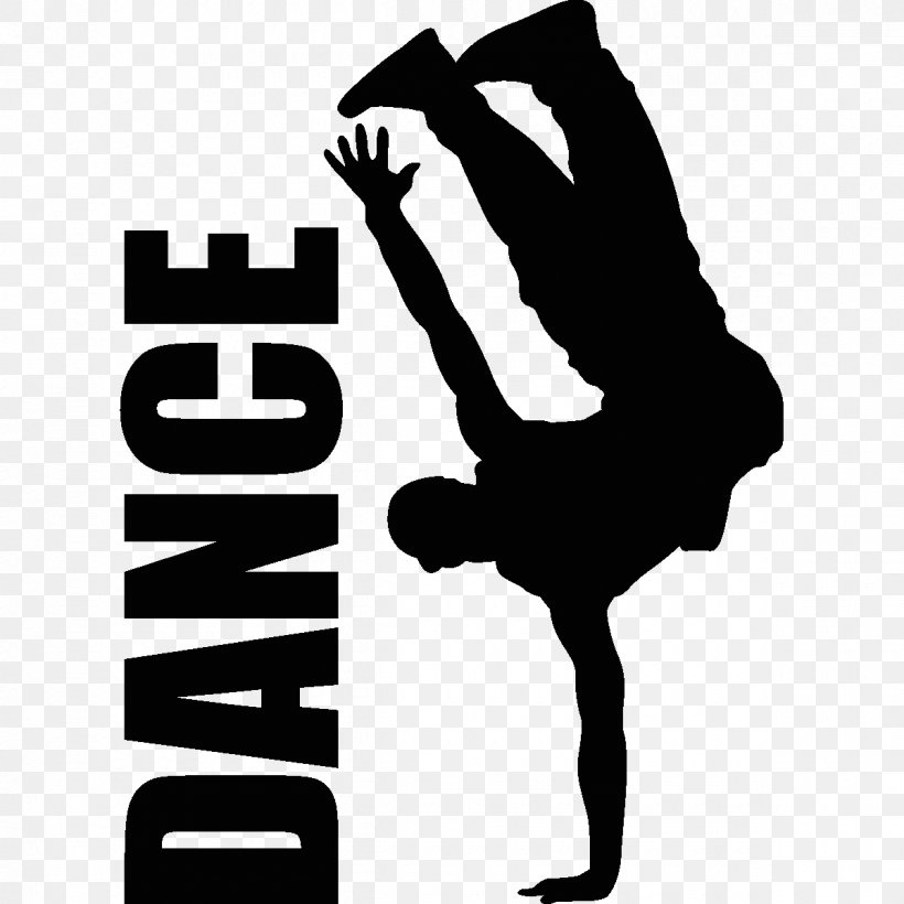 Hip-hop Dance Silhouette Clip Art, PNG, 1200x1200px, Hiphop Dance, Black, Black And White, Brand, Breakdancing Download Free