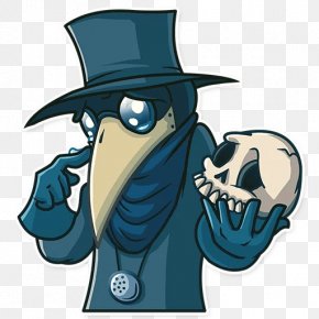 Telegram Sticker Plague Doctor Physician VKontakte PNG