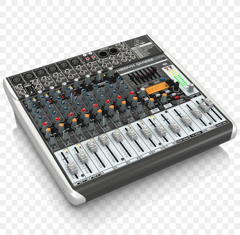 Audio Mixers Behringer Xenyx QX1222USB Interface Behringer Xenyx X1204USB, PNG, 800x800px, Audio Mixers, Audio, Audio Mixing, Behringer, Behringer Mixer Xenyx Download Free