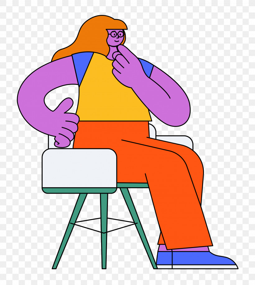 Chair Furniture Sitting Purple Meter, PNG, 2236x2500px, Sitting, Arm Cortexm, Behavior, Cartoon People, Chair Download Free