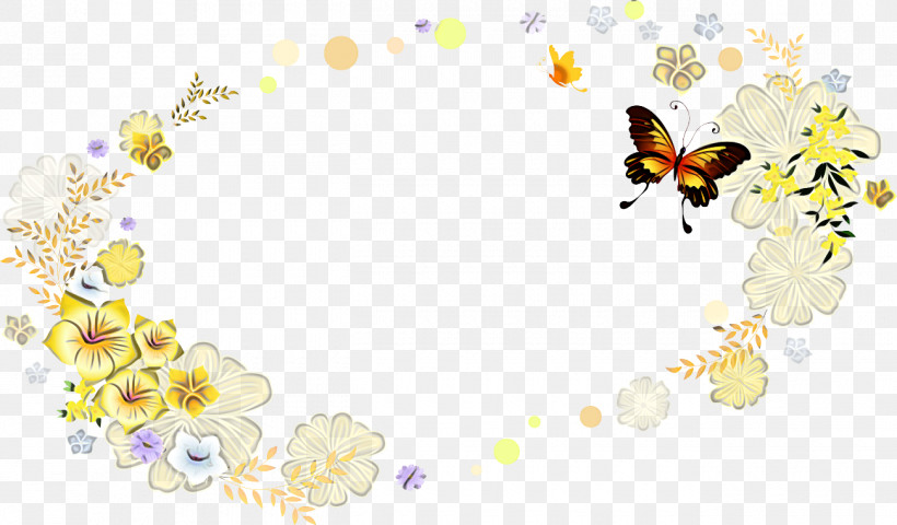 Flower Frame Floral Frame, PNG, 1300x762px, Flower Frame, Floral Frame, Flower, Membranewinged Insect, Plant Download Free