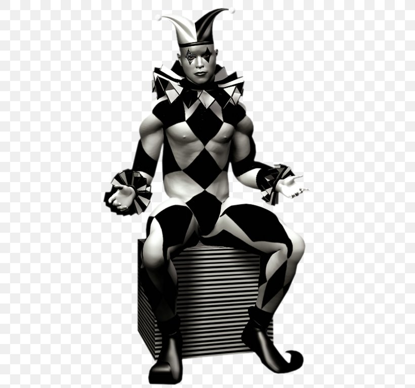Harlequin Pierrot Clown Columbina, PNG, 468x767px, Harlequin, Black And White, Character, Circus, Clown Download Free