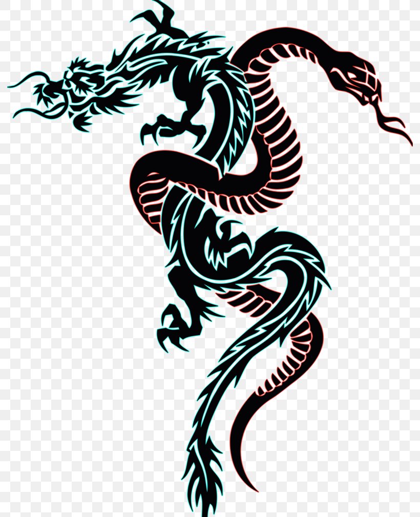 Snake Tattoo Dragon Serpent Clip Art, PNG, 792x1009px, Snake, Art, Black And White, Chinese Dragon, Dragon Download Free