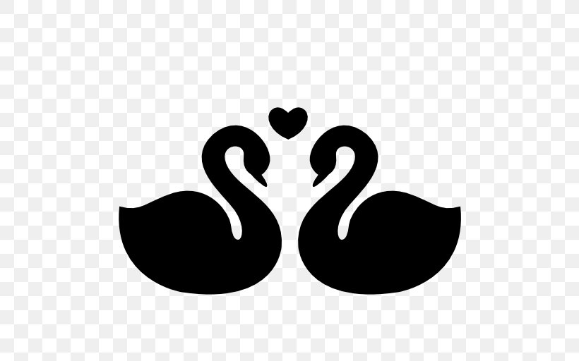 Black Swan Clip Art, PNG, 512x512px, Black Swan, Autocad Dxf, Beak, Bird, Black And White Download Free