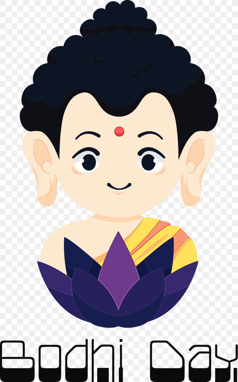 Meter Face Forehead Cartoon, PNG, 1865x2999px, Bodhi Day, Bodhi, Cartoon, Character, Face Download Free