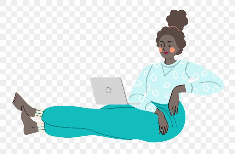 Relaxing Lady Woman, PNG, 2500x1642px, Relaxing, Arm Cortexm, Behavior, Cartoon, Girl Download Free