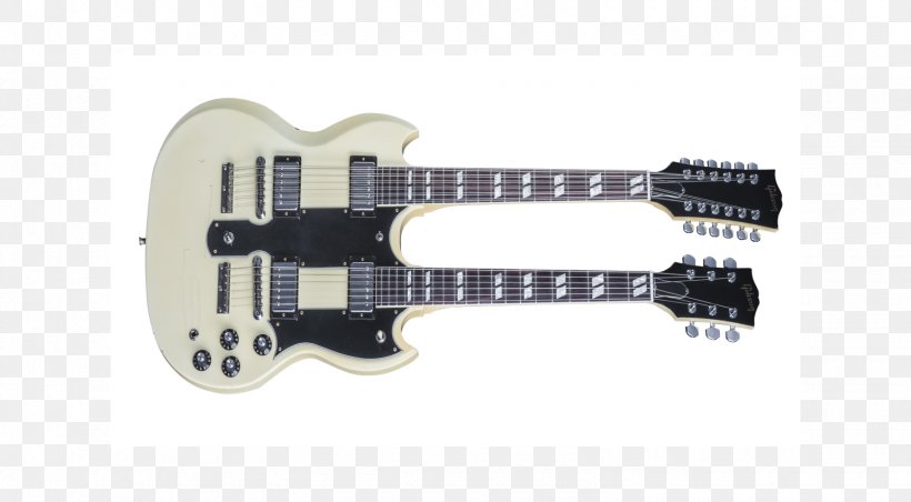 Electric Guitar Gibson EDS-1275 Gibson Les Paul Multi-neck Guitar, PNG, 1540x850px, Electric Guitar, Acoustic Electric Guitar, Acousticelectric Guitar, Alex Lifeson, Cavaquinho Download Free