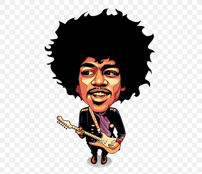 Jimi Hendrix Caricature Cartoon Drawing, PNG, 500x707px, Jimi Hendrix