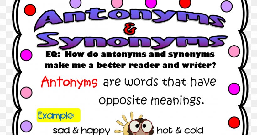 Opposite Synonyms And Antonyms Clip Art Word, PNG, 1200x630px, Watercolor, Cartoon, Flower, Frame, Heart Download Free