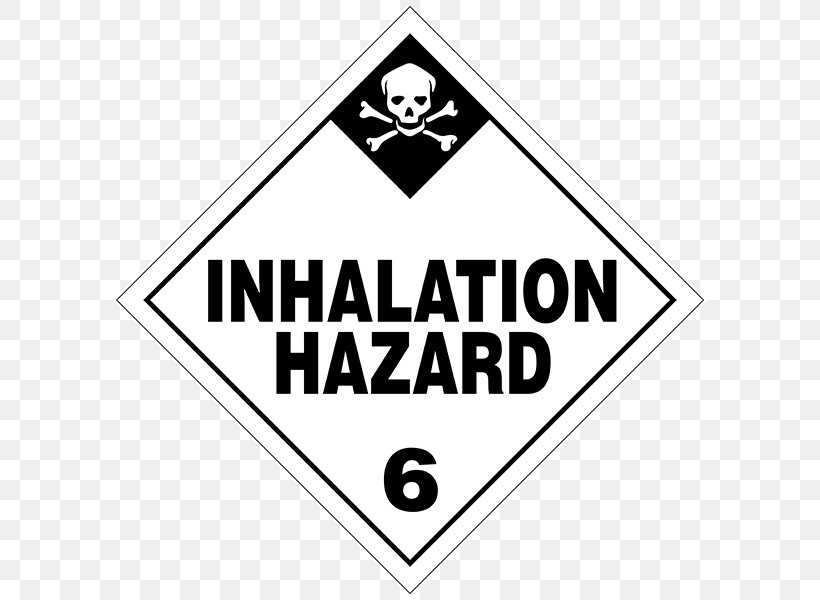Dangerous Goods Placard Hazard Label HAZMAT Class 2 Gases, PNG, 600x600px, Dangerous Goods, Adhesive, Area, Black, Black And White Download Free