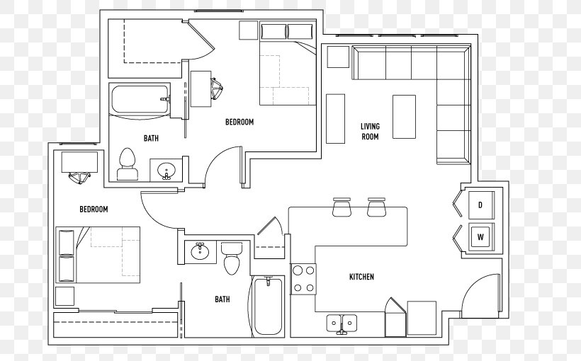 Floor Plan Residential Area Land Lot, PNG, 755x510px, Floor Plan, Area, Black And White, Diagram, Drawing Download Free