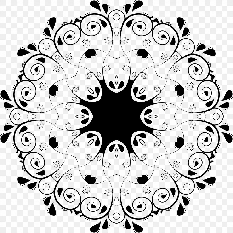 Paisley Clip Art, PNG, 2308x2308px, Paisley, Black, Black And White, Drawing, Flora Download Free