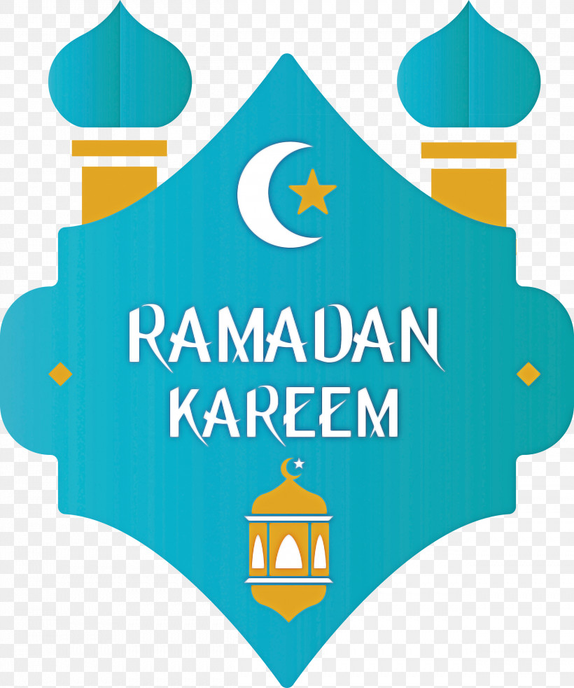 Ramadan Mubarak Ramadan Kareem, PNG, 2501x2999px, Ramadan Mubarak, Label, Logo, Ramadan Kareem, Turquoise Download Free