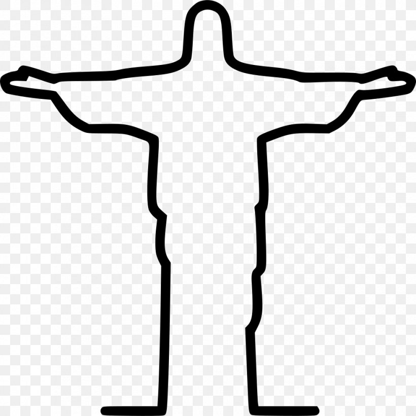 Christ The Redeemer Garajau Icon, PNG, 980x980px, Christ The Redeemer, Black And White, Corcovado, Jesus, Monument Download Free