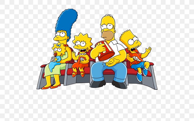 Homer Simpson Marge Simpson Maggie Simpson Bart Simpson Lisa Simpson, PNG, 512x512px, Homer Simpson, Area, Art, Bart Simpson, Cartoon Download Free