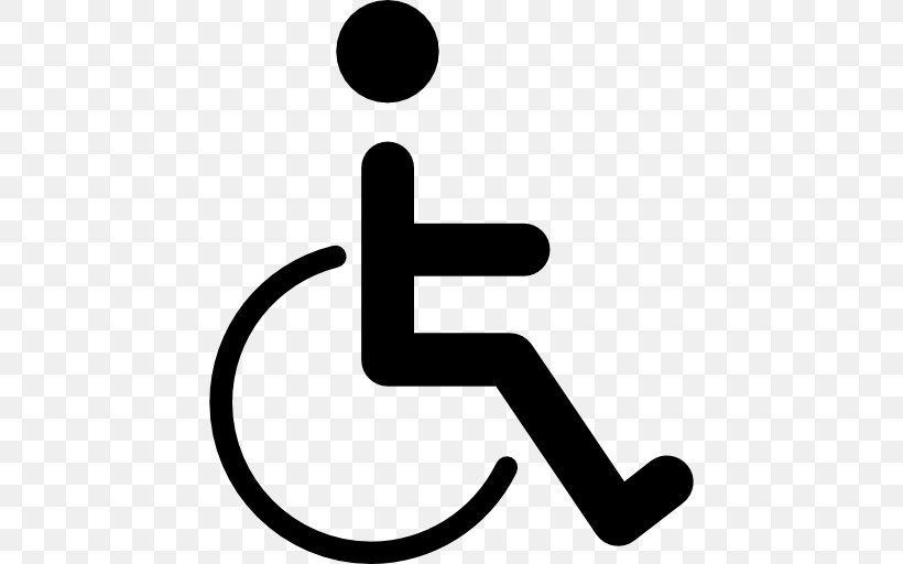 Disability Wheelchair, PNG, 512x512px, Disability, Accessibility, Area, Black And White, Brand Download Free