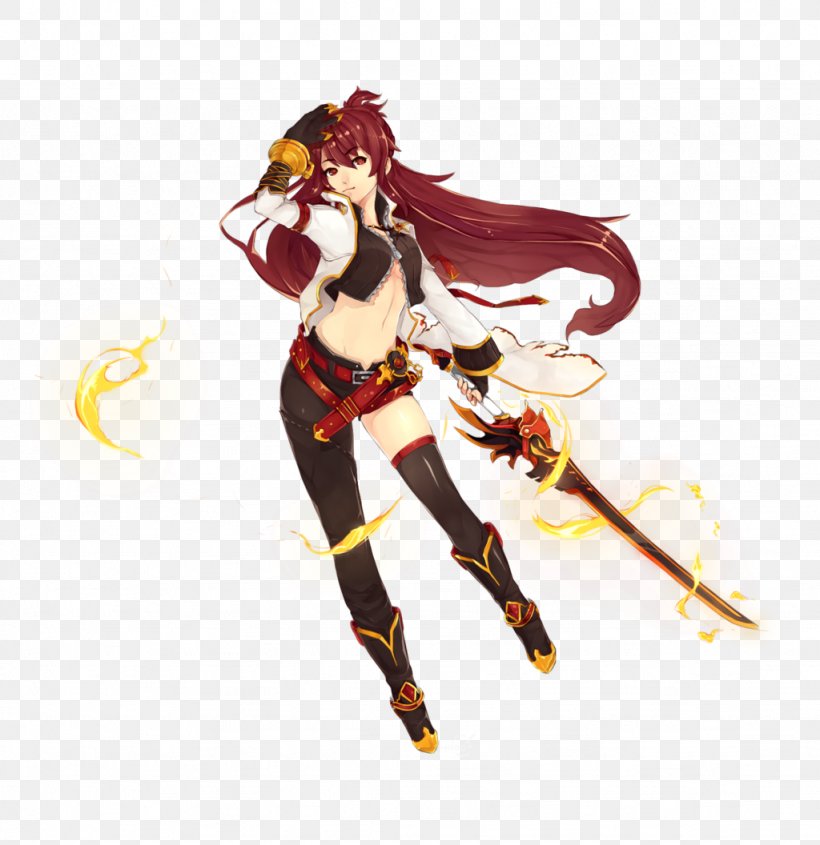 Elsword Elesis YouTube Video Game Character, PNG, 1024x1056px, Watercolor, Cartoon, Flower, Frame, Heart Download Free