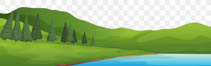 Mountain Clip Art, PNG, 7170x2240px, Mountain, Brand, Energy, Grass, Green Download Free