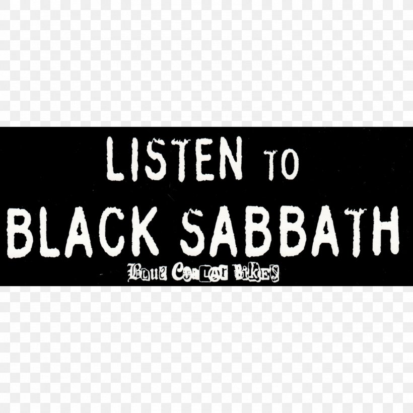 Sticker Label Advertising Brand Decal, PNG, 1579x1579px, Sticker, Advertising, Area, Black And White, Black Sabbath Download Free