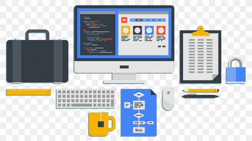 Web Development Responsive Web Design Software Development Mobile App Development, PNG, 6028x3381px, Web Development, Brand, Communication, Computer Icon, Computer Programming Download Free