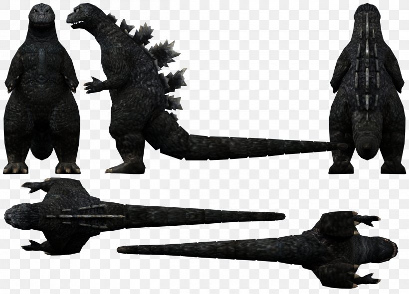 Anguirus Godzilla Model Kaiju YouTube, PNG, 2500x1800px, 3d Computer Graphics, Anguirus, Animation, Black And White, Godzilla Download Free