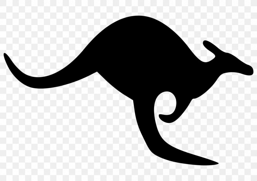 Australia Kangaroo Dingo Clip Art, PNG, 1052x744px, Australia, Black And White, Carnivoran, Cat, Cat Like Mammal Download Free