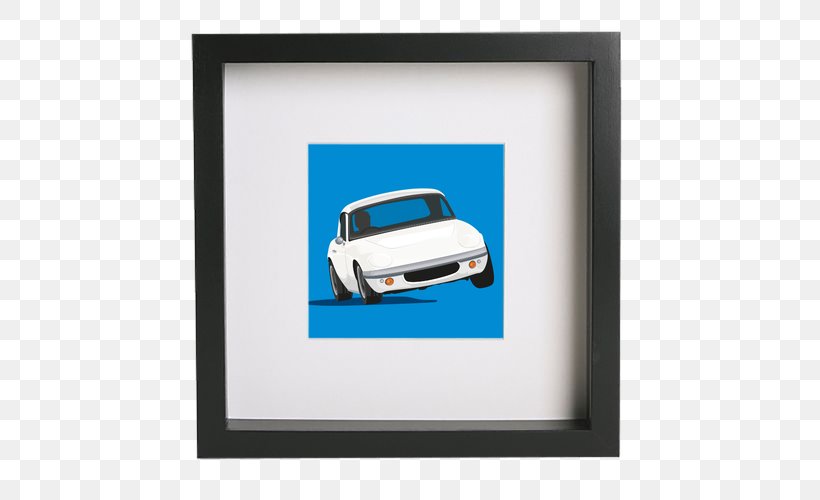 Motor Vehicle Picture Frames, PNG, 500x500px, Motor Vehicle, Blue, Picture Frame, Picture Frames, Rectangle Download Free