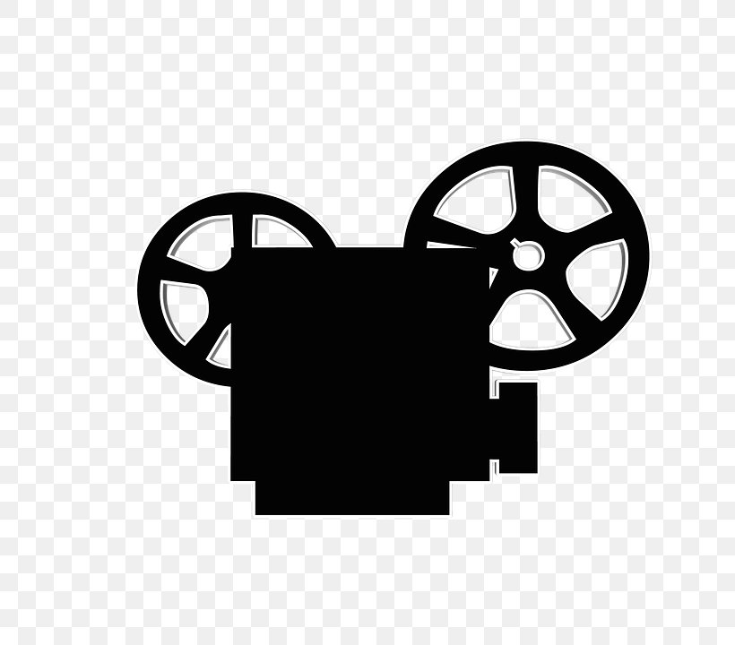 Movie Projector Film Cinema Clip Art, PNG, 720x720px, Movie Projector, Black And White, Brand, Cinema, Digital Cinematography Download Free