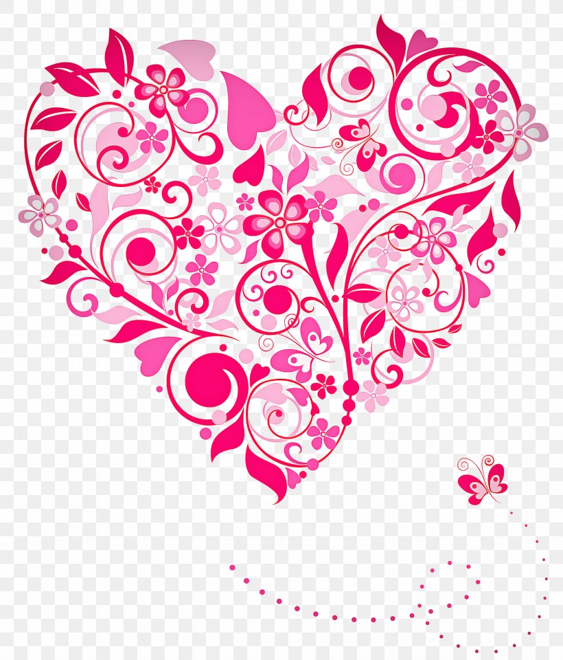 Love Background Heart, PNG, 2673x3130px, Heart, Floral Design, Flower, Line Art, Love Download Free