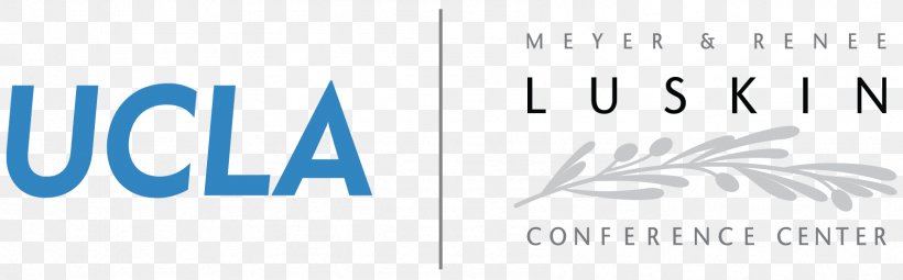 UCLA Meyer And Renee Luskin Conference Center Logo Brand Trademark, PNG, 1688x525px, Logo, Blue, Book, Brand, Calligraphy Download Free