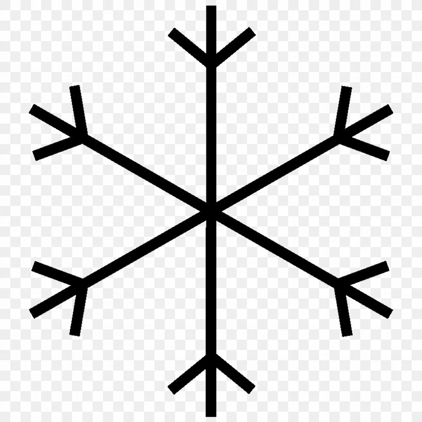 Snowflake, PNG, 833x833px, Snowflake, Black And White, Font Awesome, Freezing, Frost Download Free