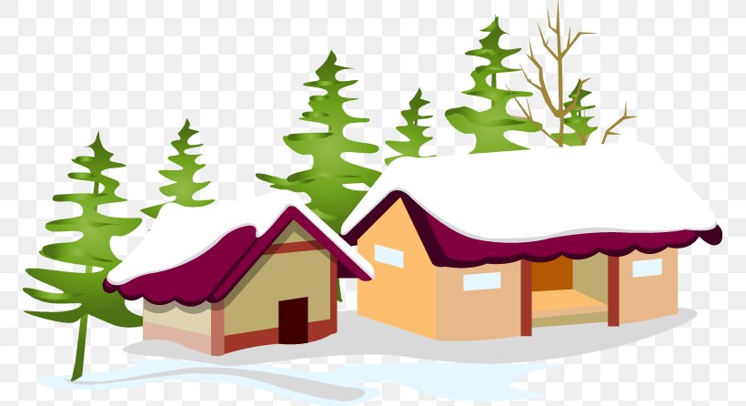 House Snow Clip Art, PNG, 769x446px, House, Apartment, Building, Christmas, Furniture Download Free