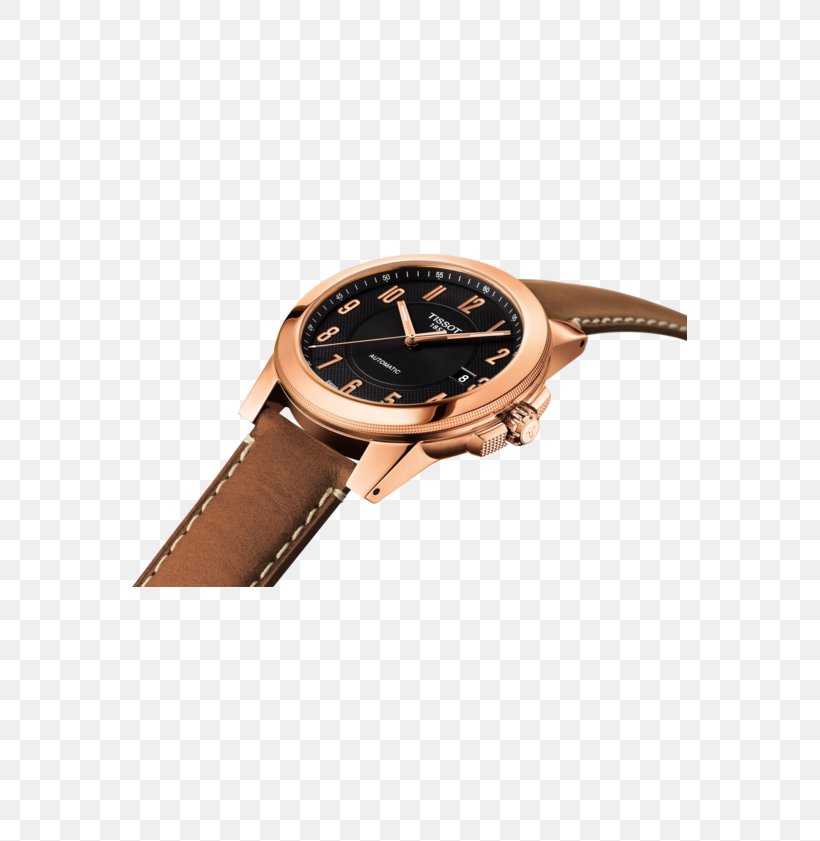 Tissot Automatic Watch Clock Movement, PNG, 555x841px, Tissot, Automatic Watch, Bracelet, Brand, Brown Download Free