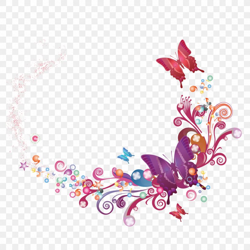 Butterfly Effect, PNG, 1500x1501px, Butterfly, Art, Butterfly Effect, Petal, Pink Download Free