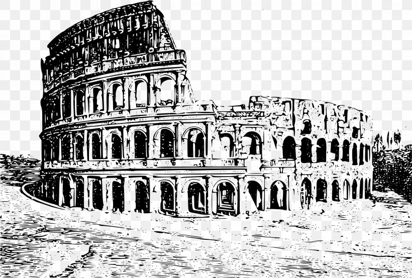 Colosseum Historic Centre Of Rome Drawing Landmark, PNG, 2400x1623px, Colosseum, Ancient History, Ancient Roman Architecture, Ancient Rome, Arch Download Free