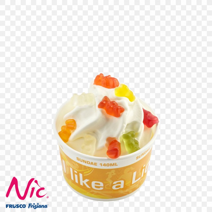 Frozen Yogurt Ice Cream Gelato Milkshake Sundae, PNG, 1000x1000px, Frozen Yogurt, Cream, Dairy Product, Dessert, Flavor Download Free