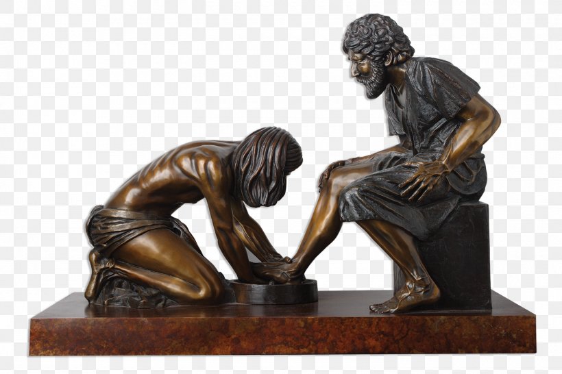 Statue Christ Washing The Disciples' Feet Bronze Sculpture Christ The Redeemer, PNG, 1500x1000px, Statue, Apostle, Bronze, Bronze Sculpture, Christ The Redeemer Download Free
