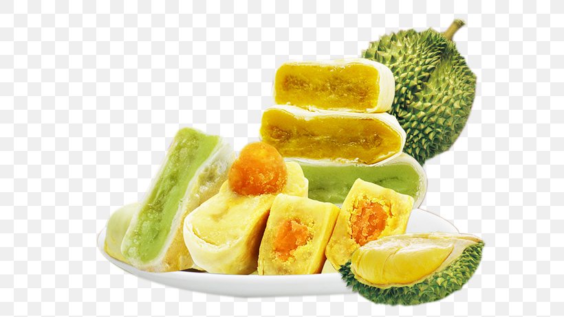 Vegetarian Cuisine Mochi Tea Bxe1nh Durian, PNG, 608x462px, Vegetarian Cuisine, Cake, Dessert, Dish, Durian Download Free