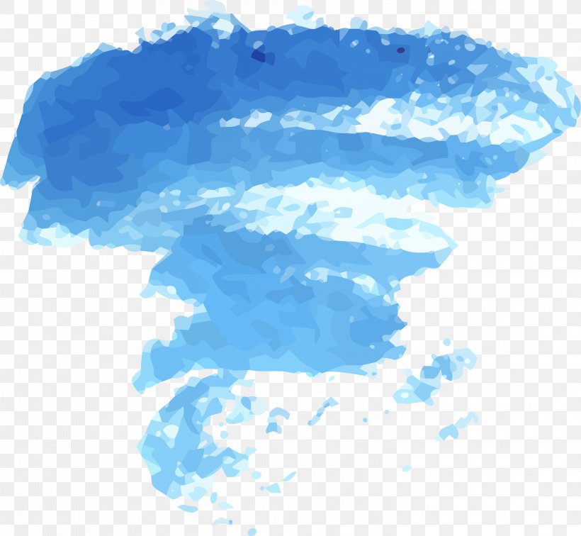 Watercolor Painting Ink Brush, PNG, 3001x2770px, Watercolor Painting, Aqua, Azure, Blue, Brush Download Free