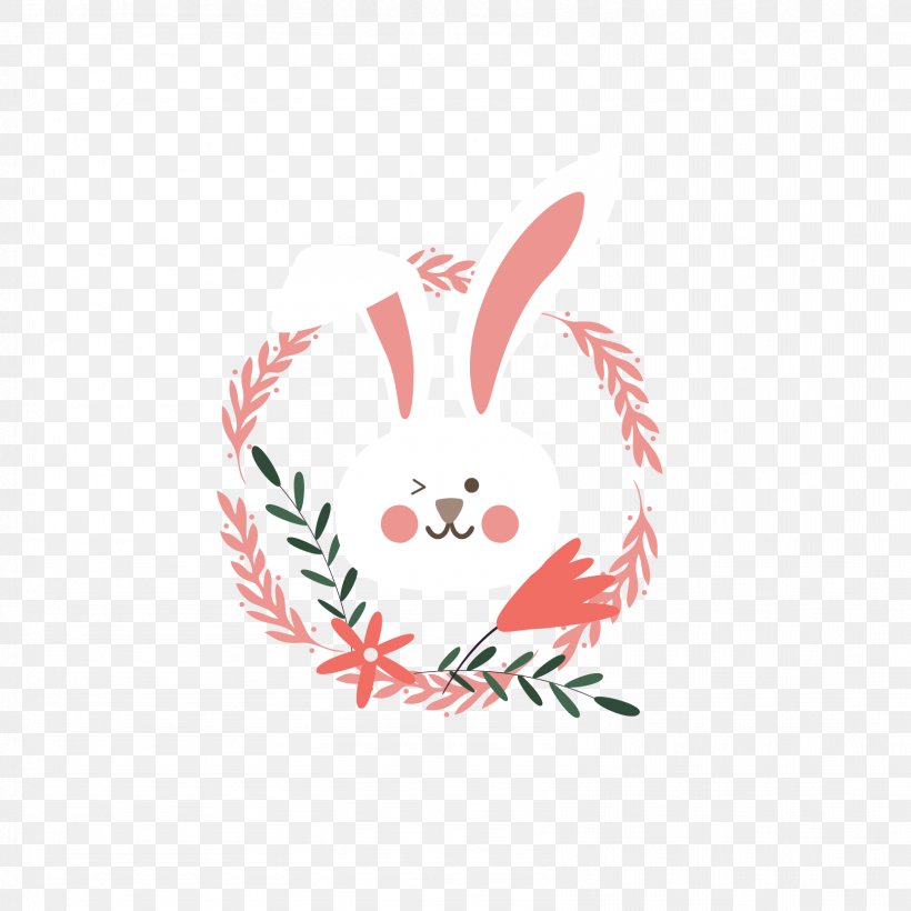 White Rabbit European Rabbit Wreath, PNG, 1667x1667px, White Rabbit, Animation, Cartoon, Crown, Dessin Animxe9 Download Free
