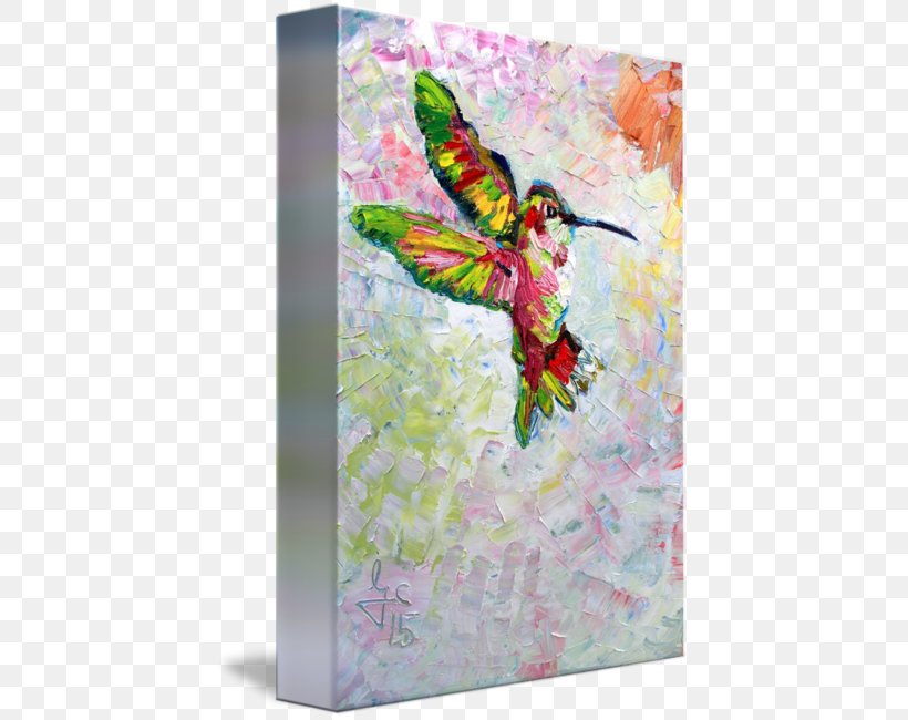 Art Oil Painting Impressionism, PNG, 427x650px, Art, Contemporary Art, Fine Art, Hummingbird, Impressionism Download Free
